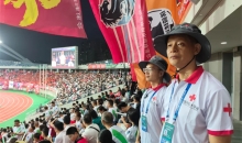 32名红十字救援队员护航“苏超”淮安主场